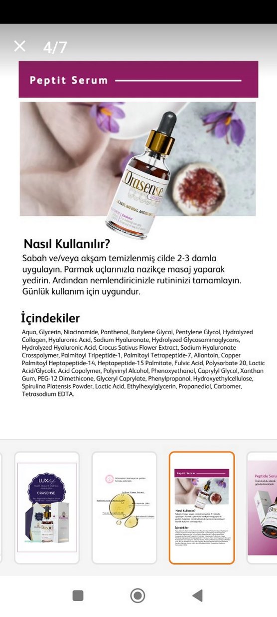 Kadınlar için Anti-Aging Serum 30 ml ton eşitleyici - Görsel 2