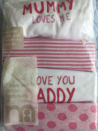 Mothercare 4lü pure soft uzun kollu body