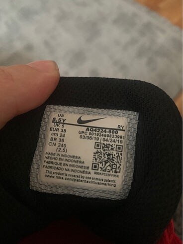 Nike Nike basketbol ayakkabısı 38 numara