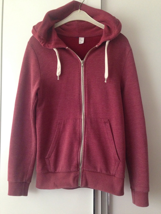 s Beden kırmızı Renk H&M kapüşonlu sweat