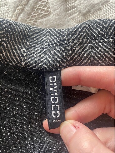 38 Beden gri Renk M bedene uyumlu h&m uzun ceket