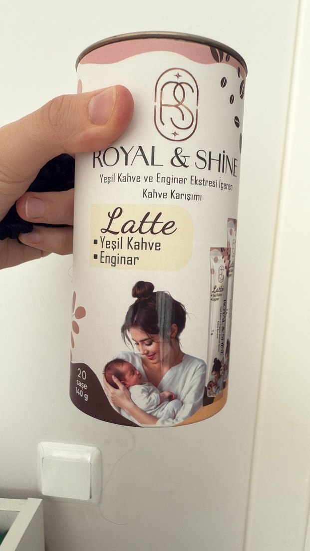 Royal & Shine Latte Yeşil Kahve ve Enginar 140g - Görsel 3