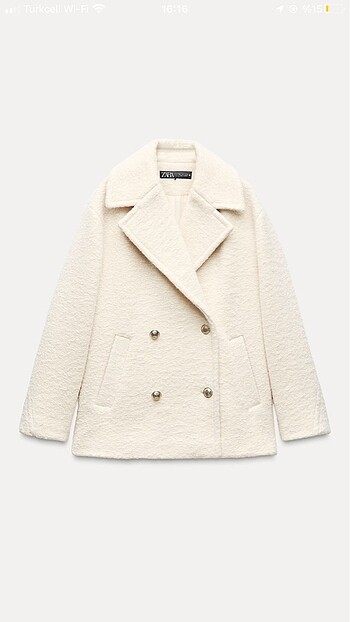 Zara bukle kaban