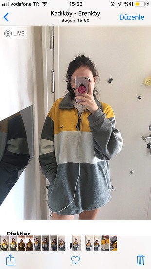m Beden gri Renk vintage polar