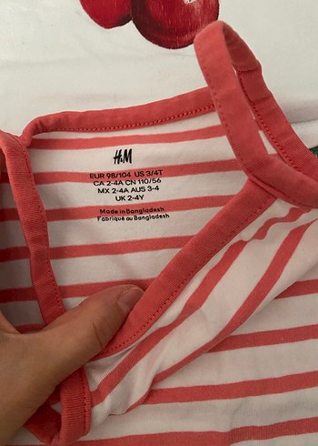 Beyaz Desenli Kız Çocuk Atlet Seti - Görsel 2