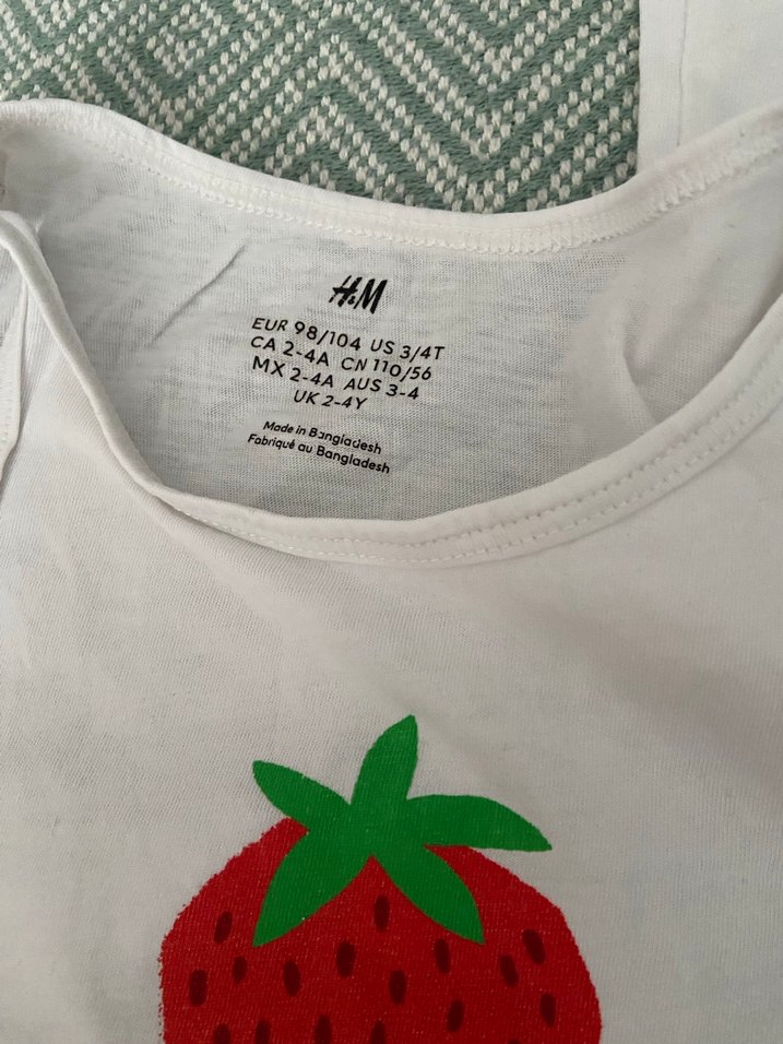 Beyaz Desenli Kız Çocuk Atlet Seti - Görsel 3