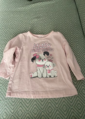 Kız Çocuk Uzun Kollu Baskılı Tişörtler - Görsel 2