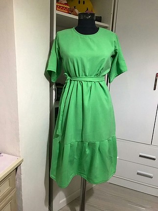 yesil elbise