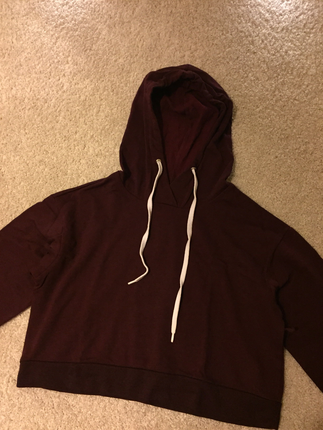 H&M Bordo Kisa Sweatshirt