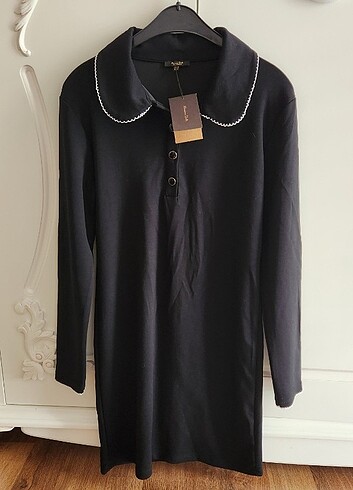 Massimo Dutti penye elbise M