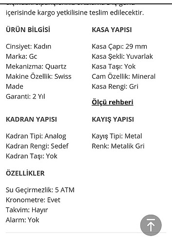 Guess GC Saat