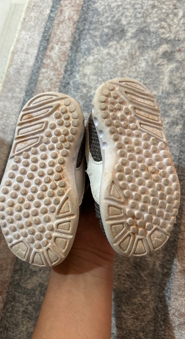 Orijinal Puma Gri Erkek Çocuk Spor Ayakkabı - Cırt Cırtlı - Görsel 5