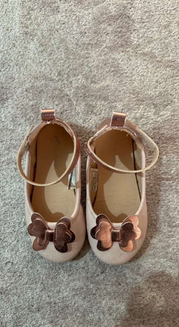 Pembe Fiyonk Detaylı Kız Çocuk Babet - Görsel 4