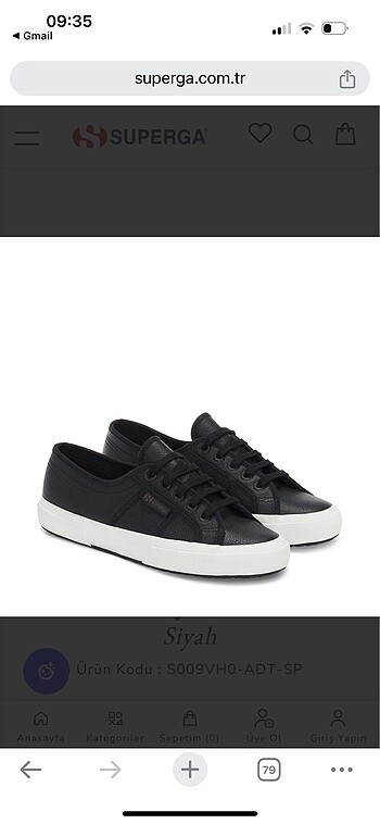 Superga Superga Deri Ayakkabı
