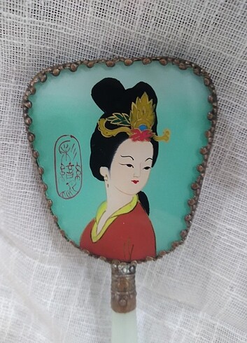  Beden Renk Vintage Japon El Aynası 