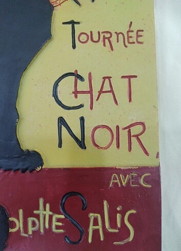  Beden Tornee Chat Noir Duvar Dekoru 