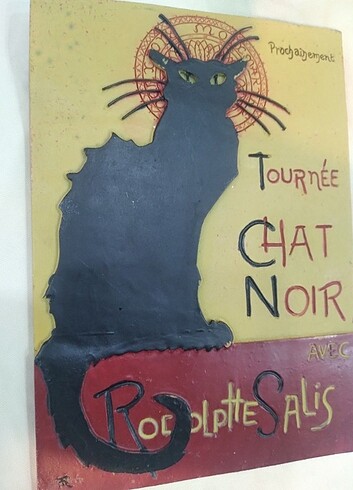  Beden çeşitli Renk Tornee Chat Noir Duvar Dekoru 