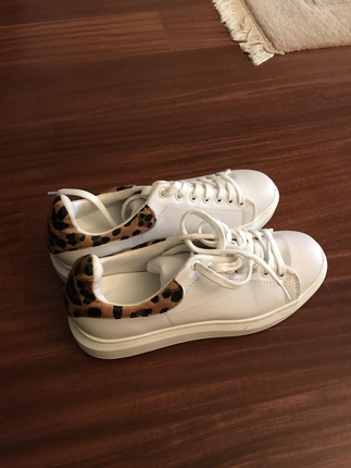 Diğer Beyaz leopar sneakers
