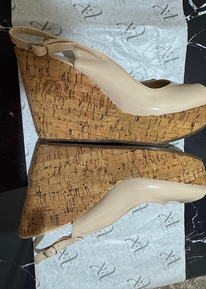 Krem rengi rugan ayakkabı - Görsel 2