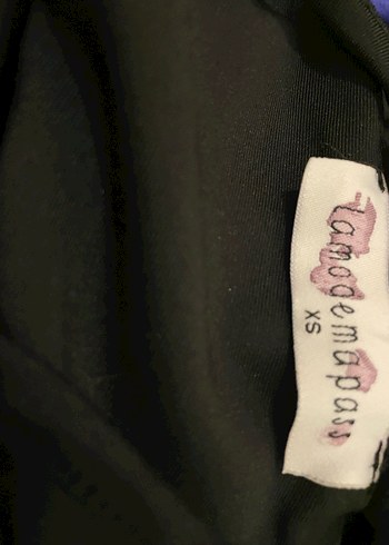 Siyah Halter Yaka İnce Askılı Crop Top - Görsel 5