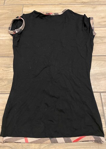 Burberry Siyah Baskılı Kısa Kollu Tişört - Görsel 3