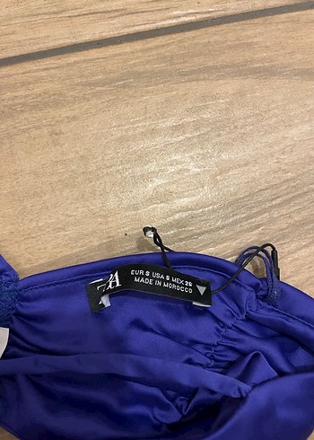 Kadın Lacivert Fiyonk Detaylı Bikini Üstü - Görsel 6