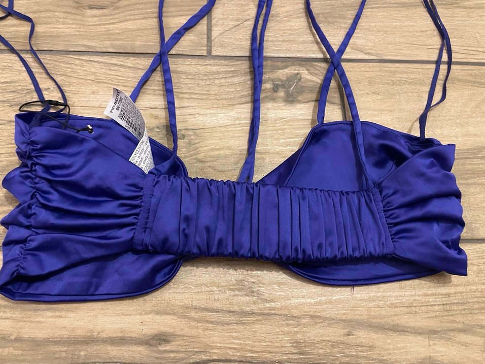 Kadın Lacivert Fiyonk Detaylı Bikini Üstü - Görsel 5