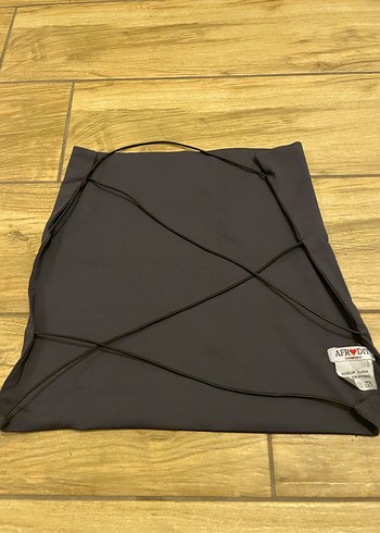 Gri lastikli büstiyer - Görsel 2