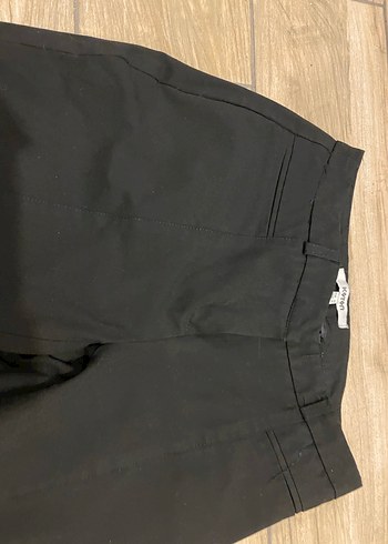 Siyah Kadın Regular Fit Kumaş Pantolon - Görsel 3