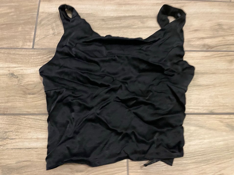 Siyah Kayık Yaka Askısız Body - Görsel 2