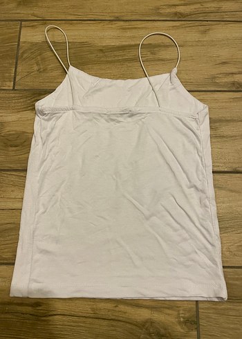 Beyaz İnce Askılı Kadın üst giyim - Görsel 3