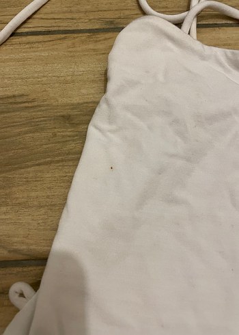 Beyaz İnce Askılı Kadın üst giyim - Görsel 6