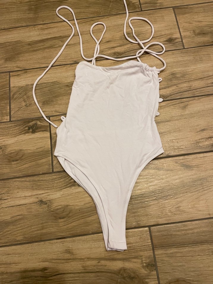 Beyaz İnce Askılı Kadın üst giyim - Görsel 2