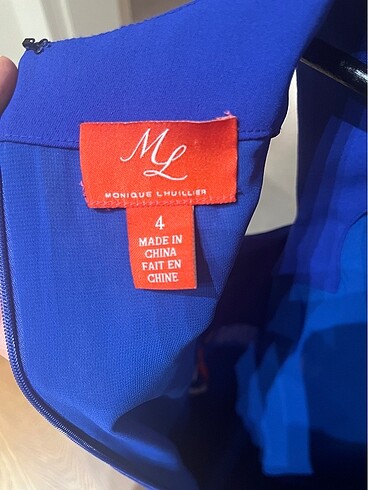 xs Beden mavi Renk Monique Lhuillier