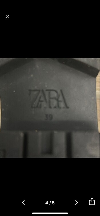 39 Beden siyah Renk Zara 39 no bot