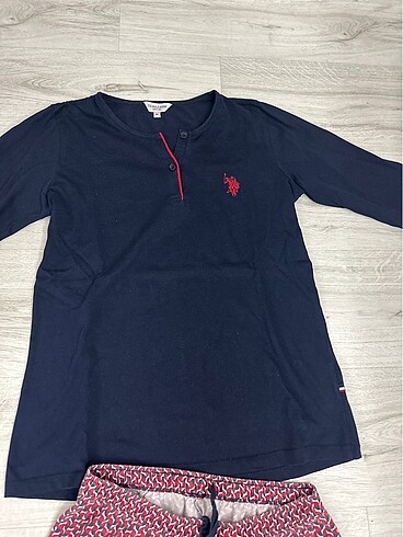 U.S Polo Assn. Orjinal polo pijama takımı