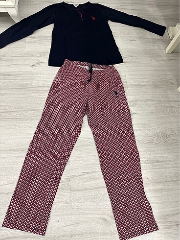 m Beden Orjinal polo pijama takımı