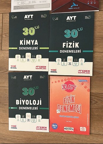 AYT Kimya ve Fizik Denemeleri Seti