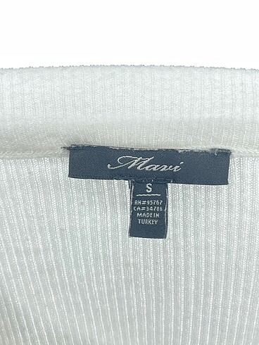 s Beden beyaz Renk Mavi Jeans Kazak / Triko %70 İndirimli.