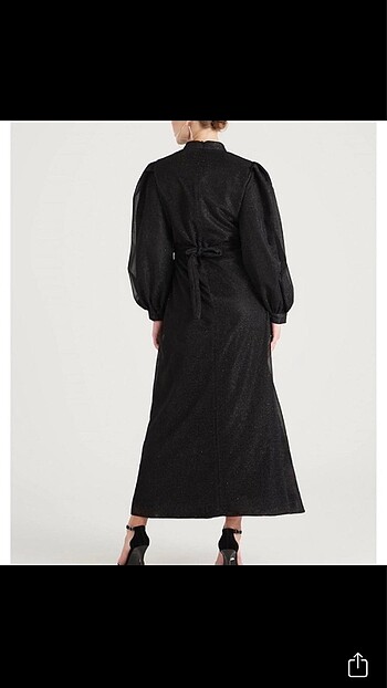 m Beden siyah Renk Birgül Bektaş elbise