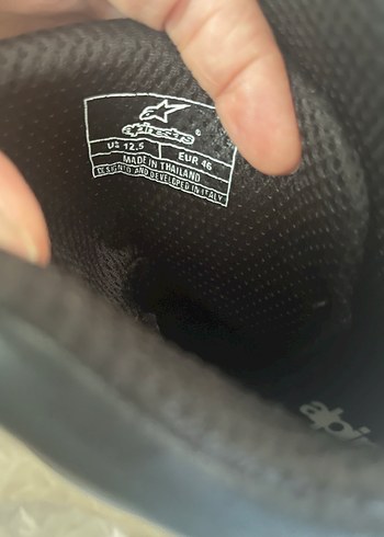 tek ebat Beden siyah Renk Alpinestars Faster-2 motor botu-46 numara