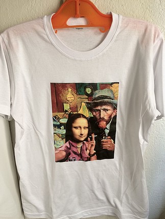 Van Gogh X Mona Lisa Tişört 