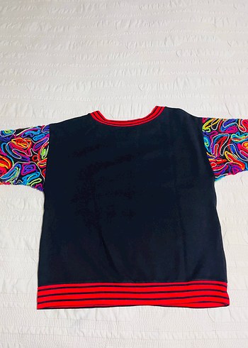 Diğer Renkli Nakışlı Kadın Sweatshirt
