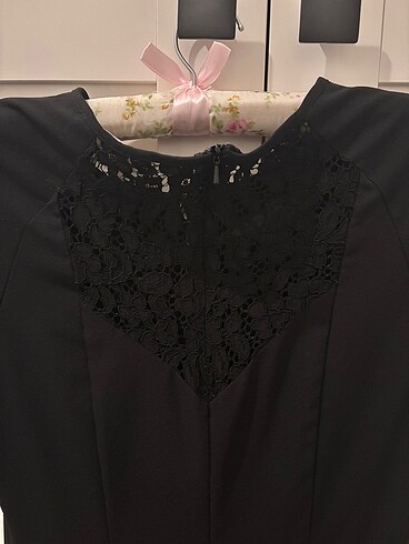Koton siyah elbise - Görsel 7