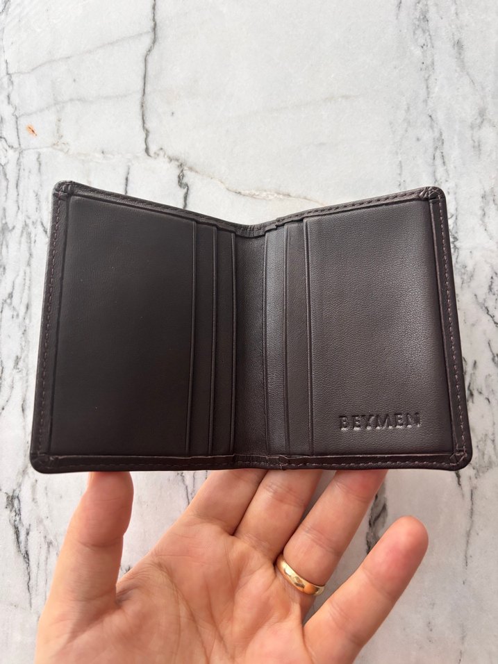 Beymen deri Kahverengi Erkek kartvizitlik - Görsel 2