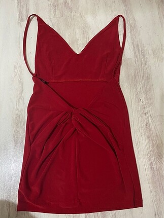Zara Kırmızı mini elbise