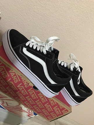 38 Beden siyah Renk Vans ayakkabı
