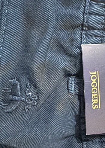 Brooks Brothers Lacivert Erkek Kanvas Jogger Pantolon - Görsel 3