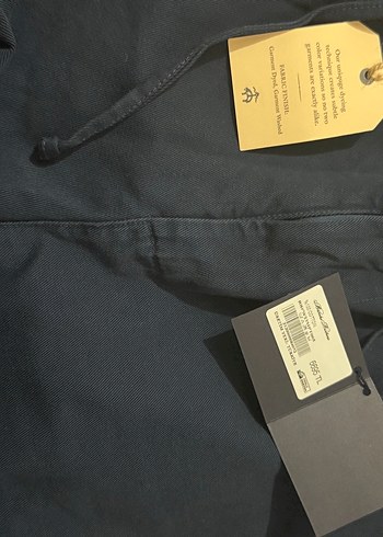 Brooks Brothers Lacivert Erkek Kanvas Jogger Pantolon - Görsel 8