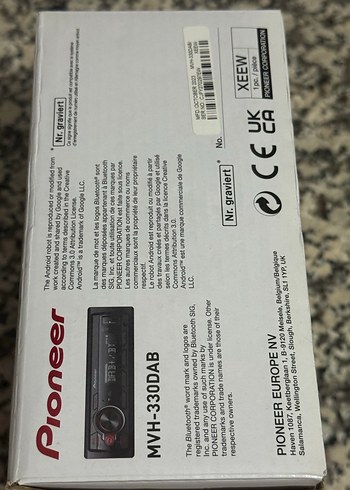 Pioneer MVH-330D Kırmızı Bluetoothlu Müzik Sistemi - Görsel 4